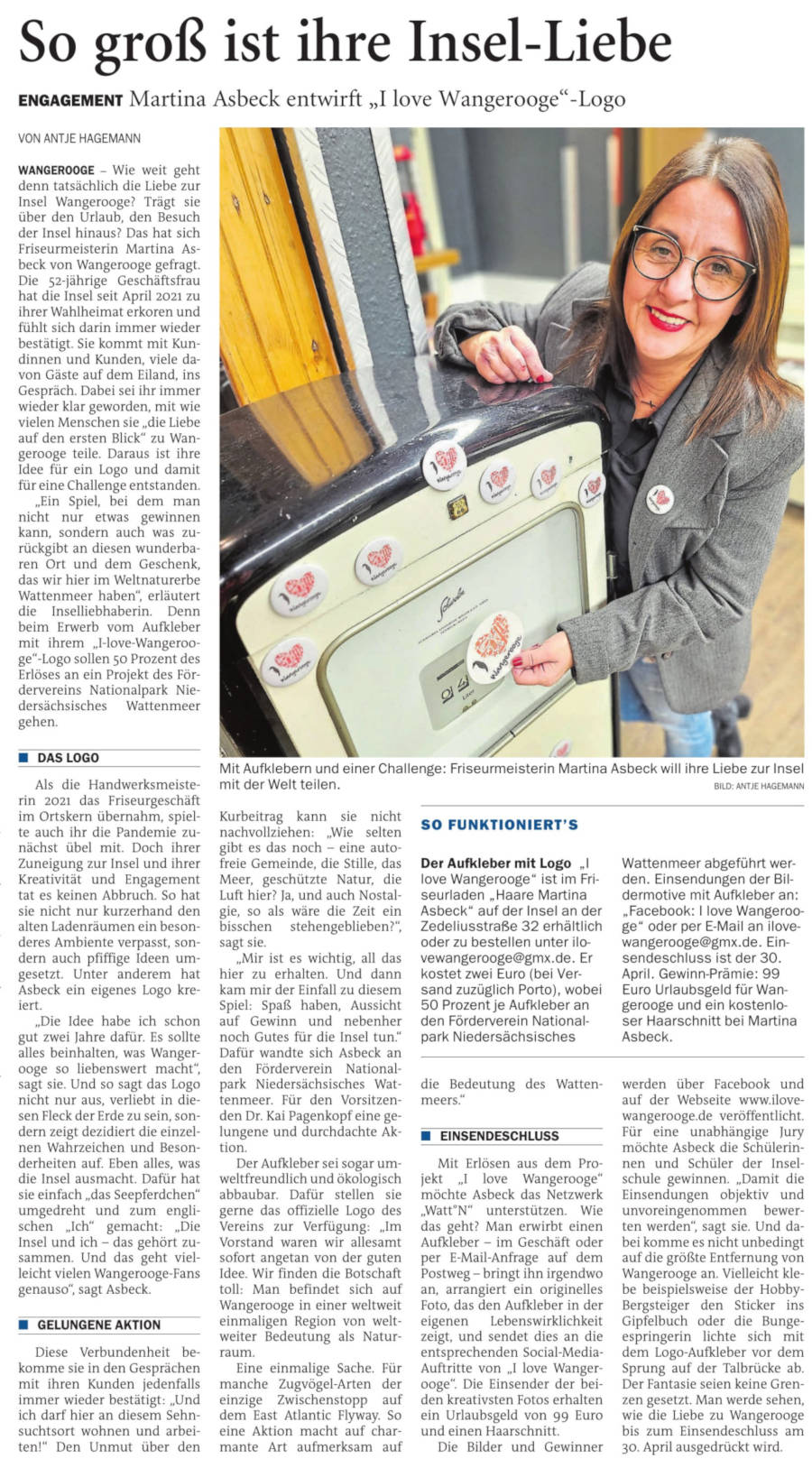 Presse I Love Wangerooge